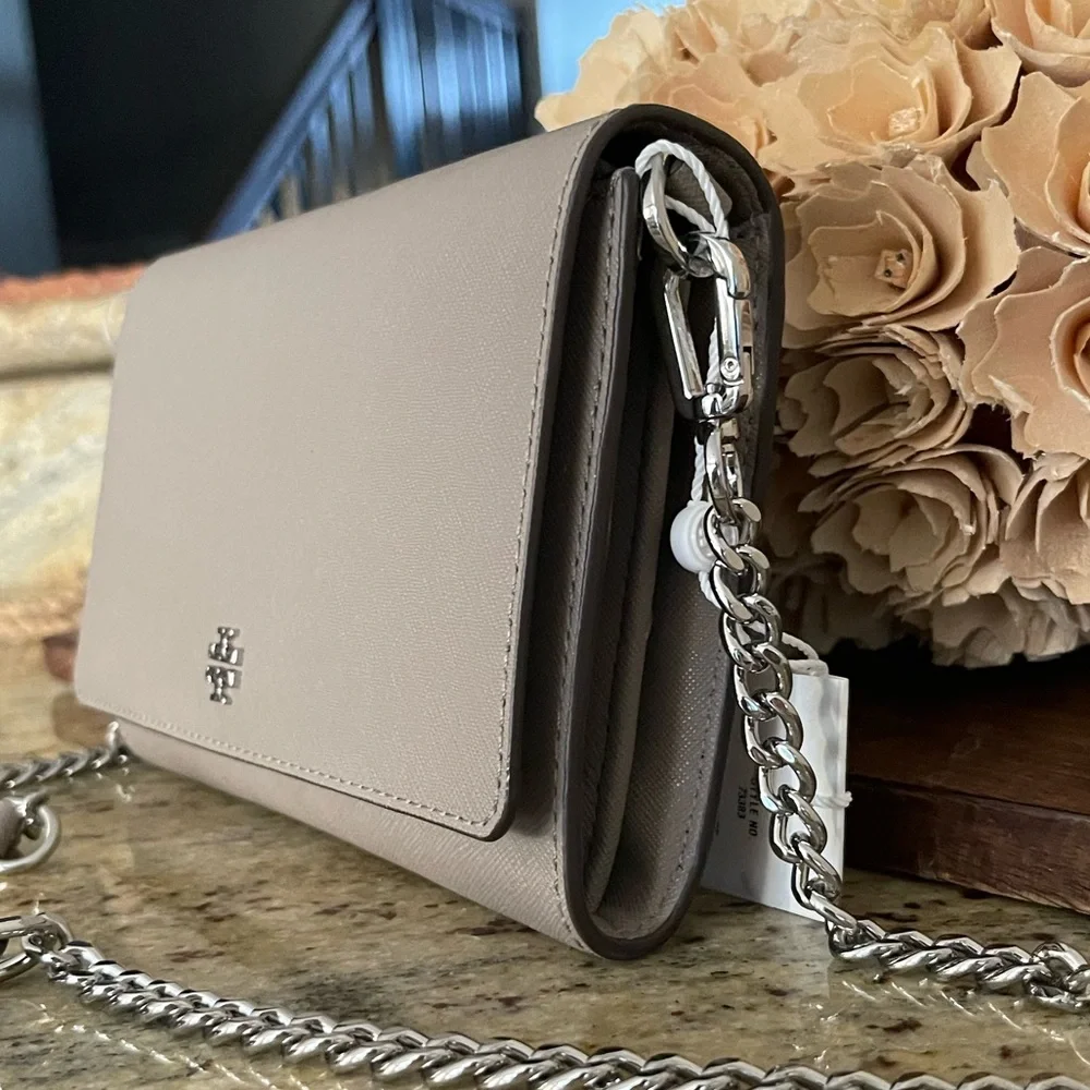 New 🥰 Tory Burch Emerson chain crossbody/ wallet - Picture 2 of 9
